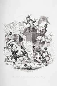 Mode de voyage de M. Bob Sawyer, illustration de 